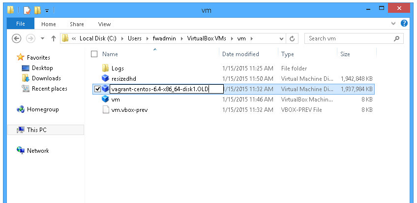 virtualbox increase disk size vmdk